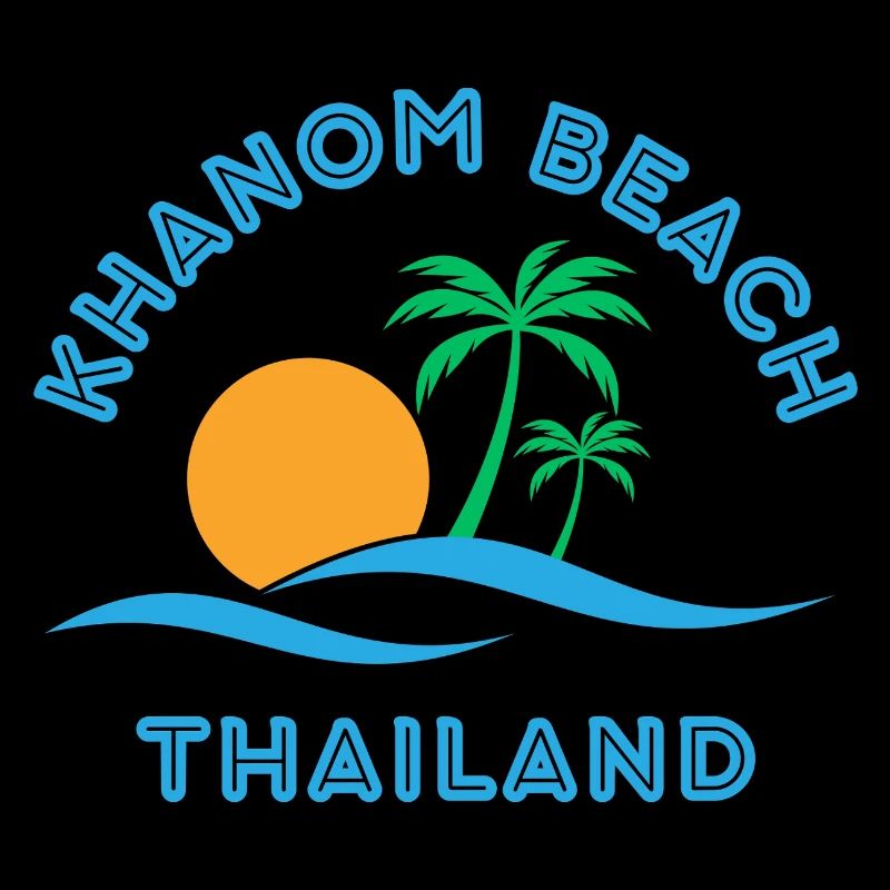 Khanom Beach Thailand Sunset Palm