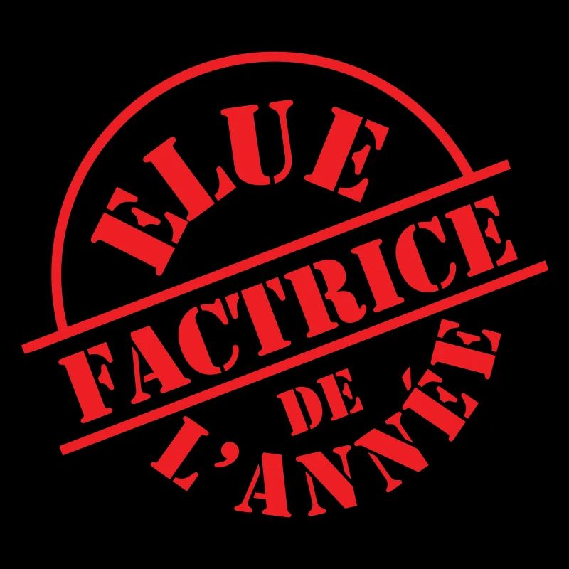 Élue factrice de l'année tampon postal