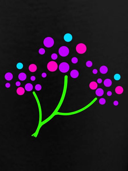 Neon Blossom Branch