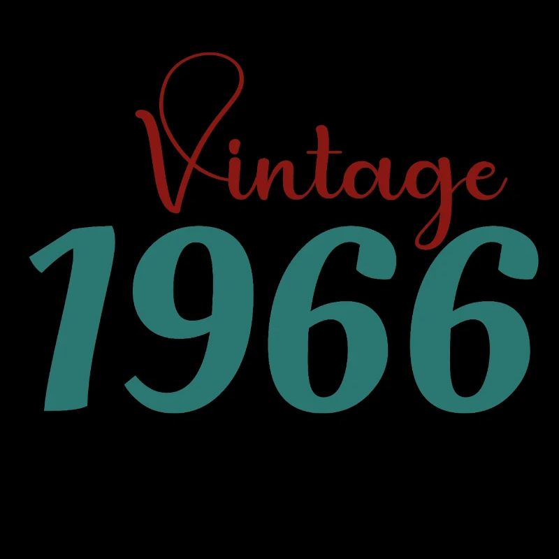 Tee 60 Ans Rétro 70s Né(e) 1966