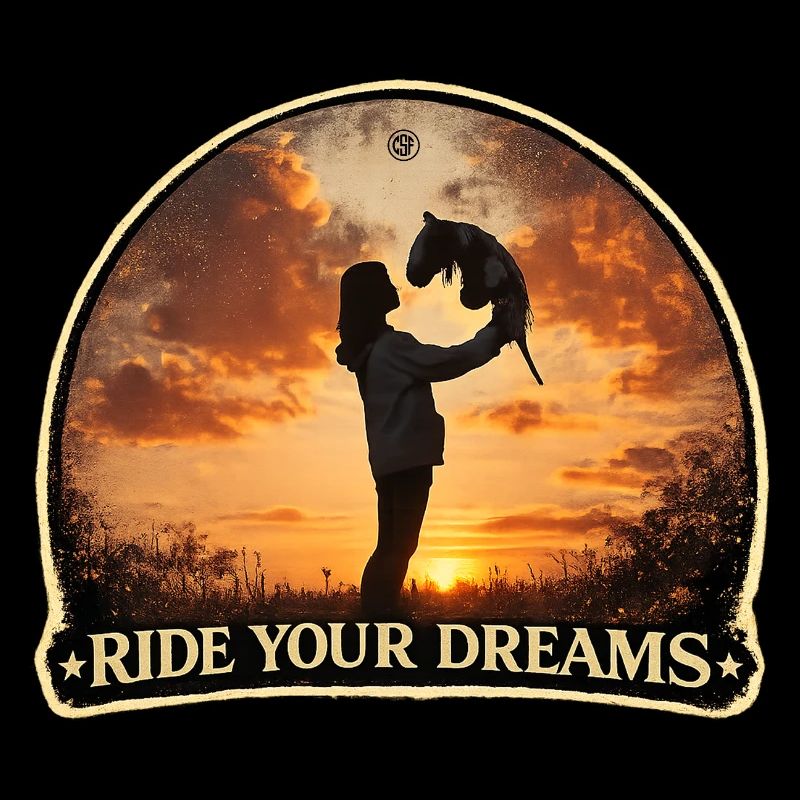 Ride Your Dreams Hobby Horsing Steckenpferd Mädche