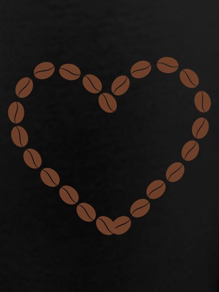 Coffee Bean Heart Design