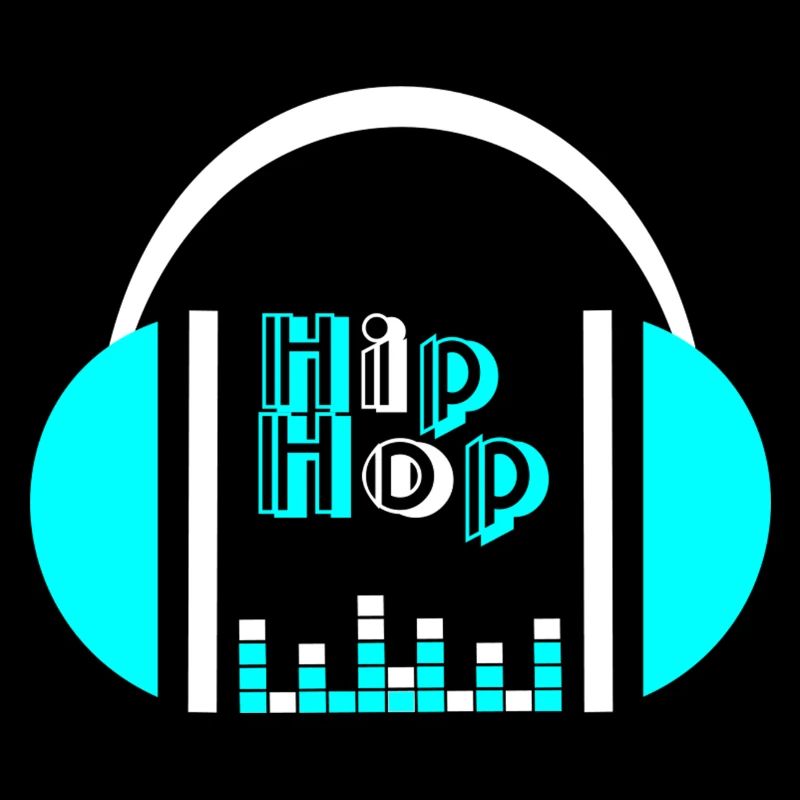 Neonkopfhörer mit Equalizer-Design