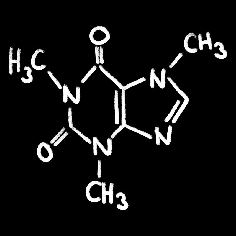 Caffeine Chalk Molecule