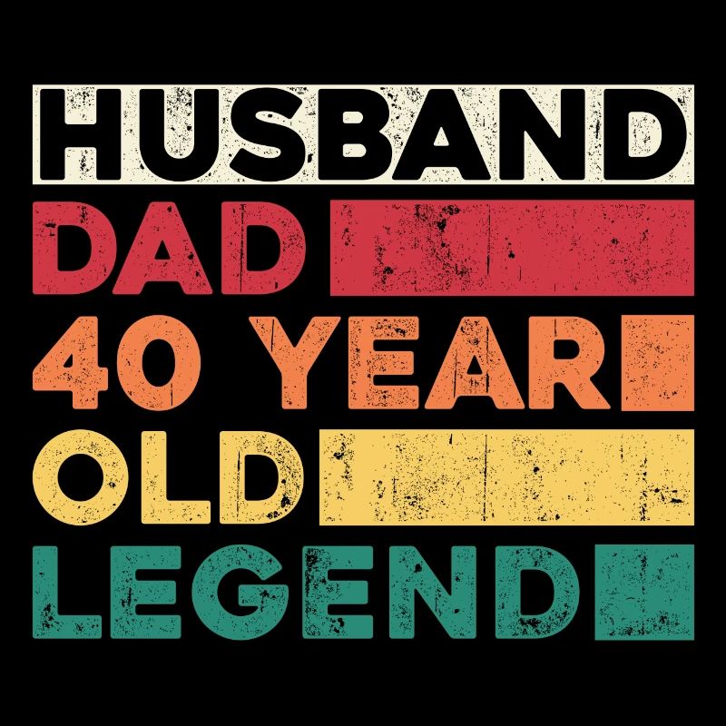 40 Year Old Legend Dad Tee