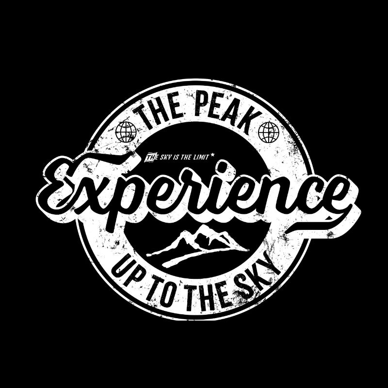 Label rétro Peak Experience