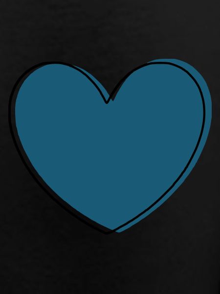 blue heart gift