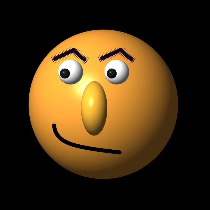 Visage espiègle