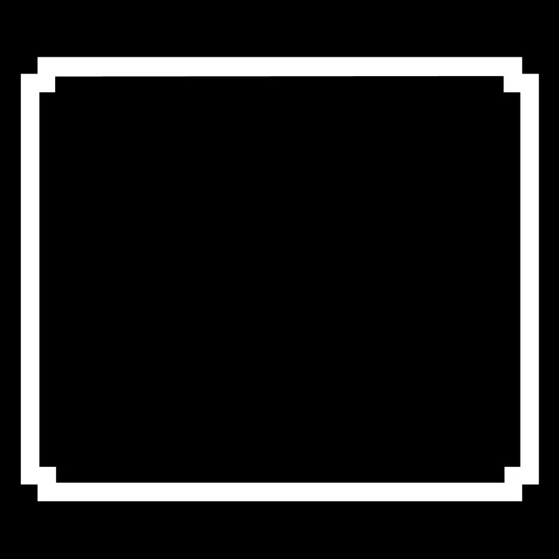 Pixel Frame 8-Bit Text Box