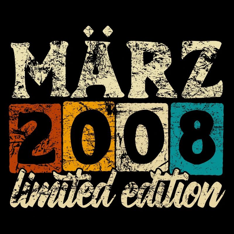 Limited Edition März 2008 Geburtstag Geschenk