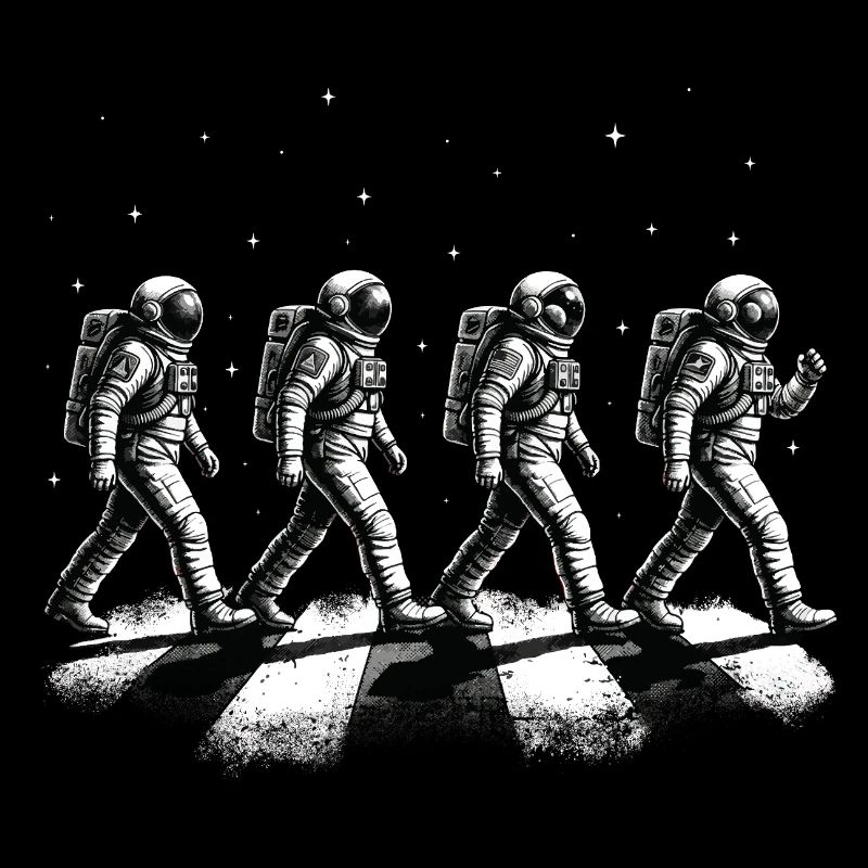 Walking Astronauts Space Exploration
