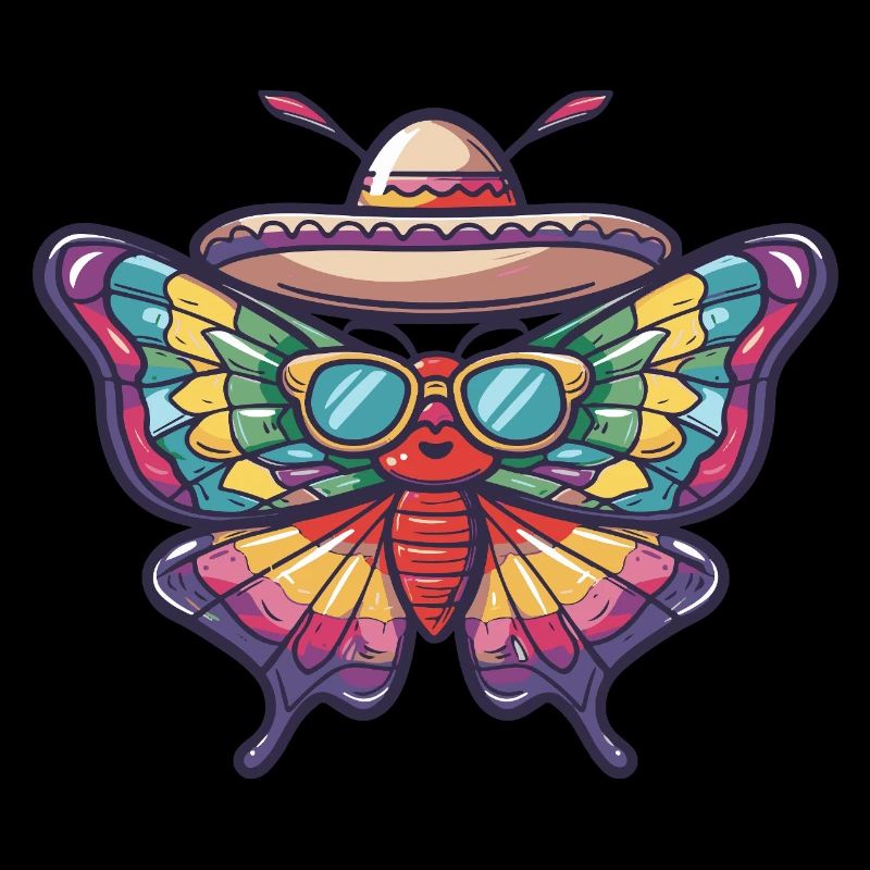 Butterfly Funny Sombrero