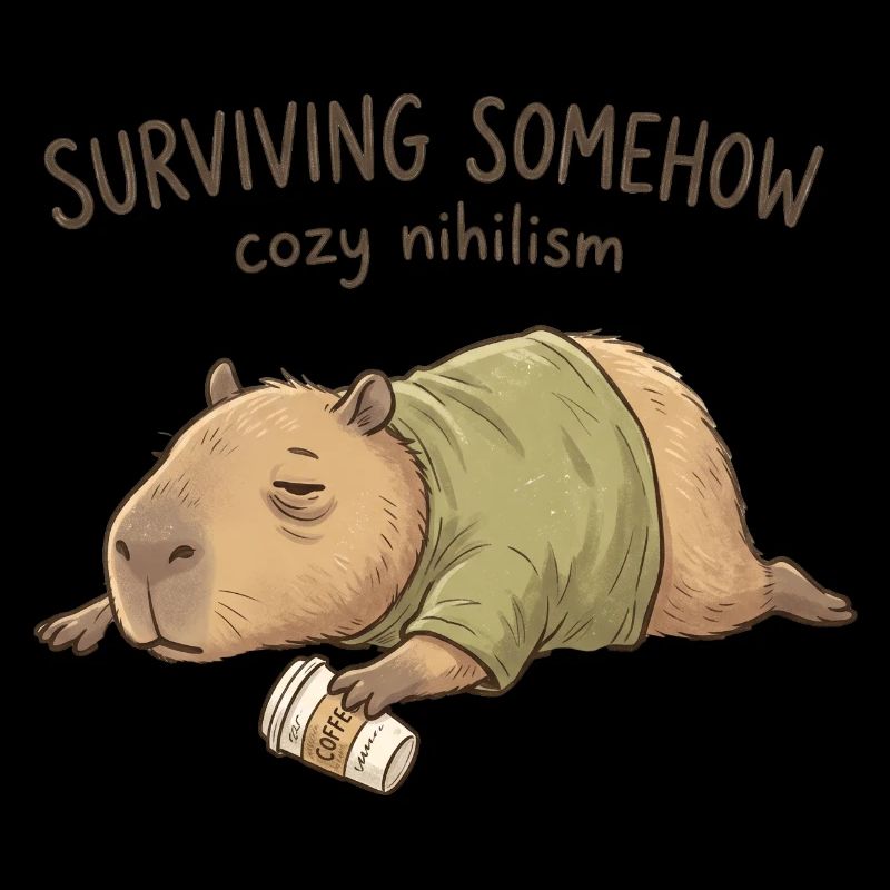 Cuddly Nihilism Capybara