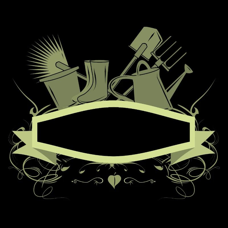 Decorative Garden Banner with Tools