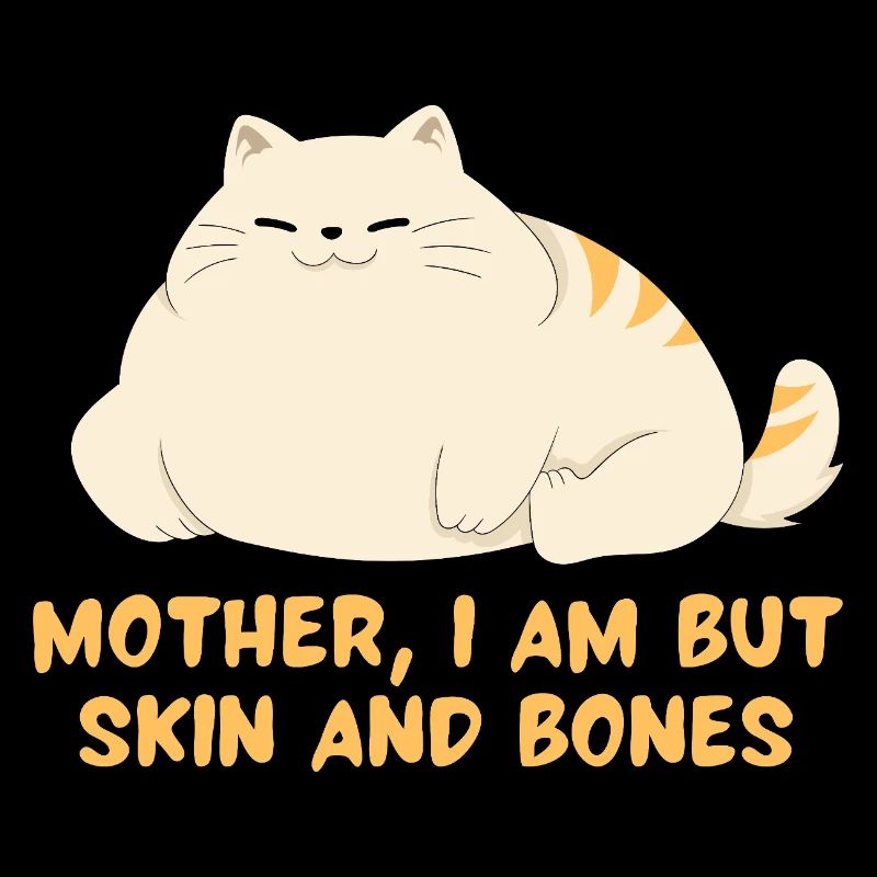 Mutter, ich bin nur Skin And Bones Katzendesign
