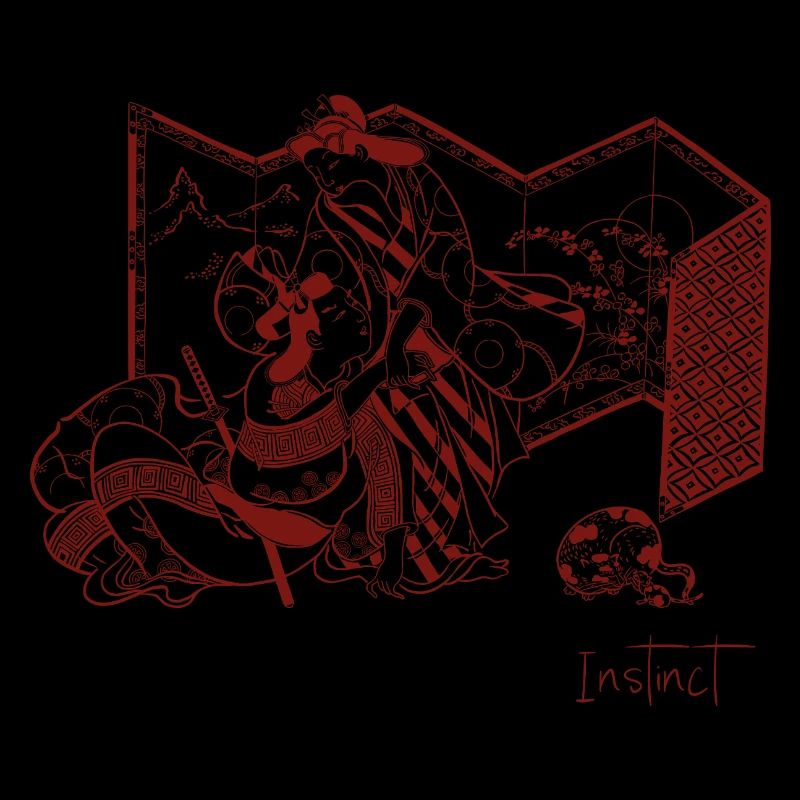 Amoureux, chat et souris – Instinct Design Art japonais
