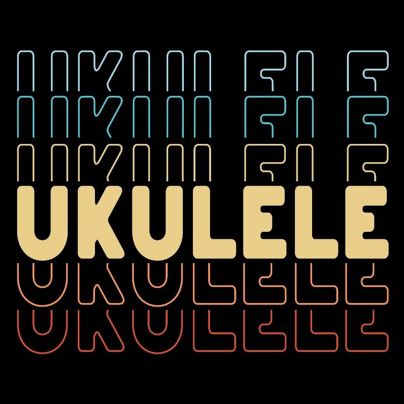 Typographie du ukulélé