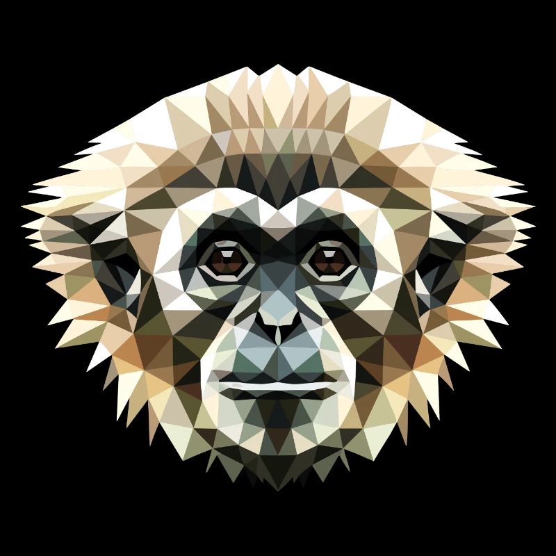 Gibbon Monkey Whitehand Gibbon Monkey Cute Lar Gibbons
