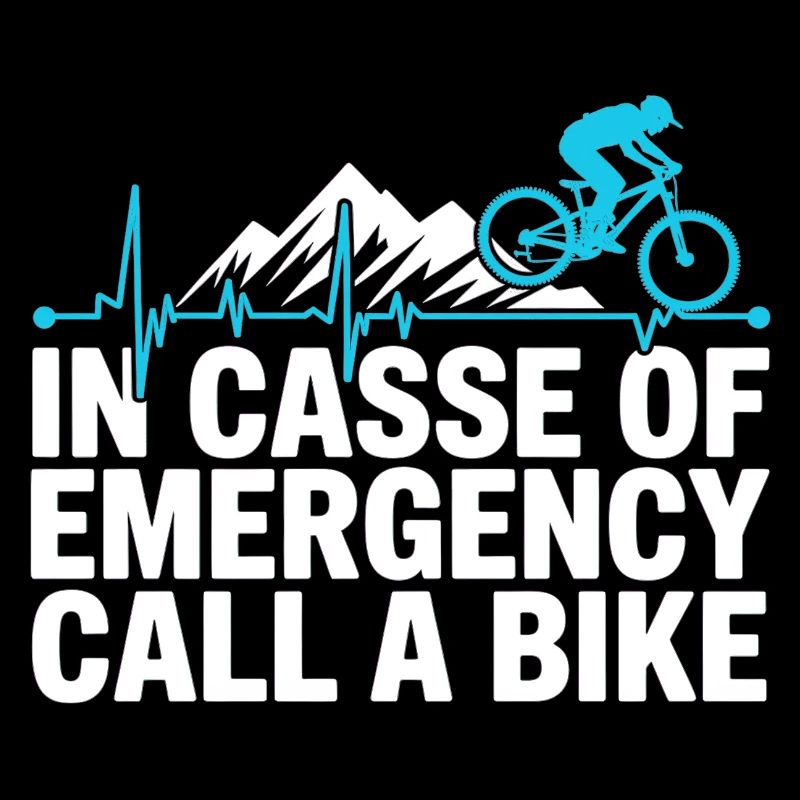 VTT, Descente, Action du cyclisme