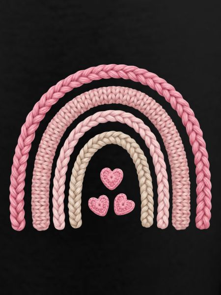 Rainbow Pink Knitting Pattern