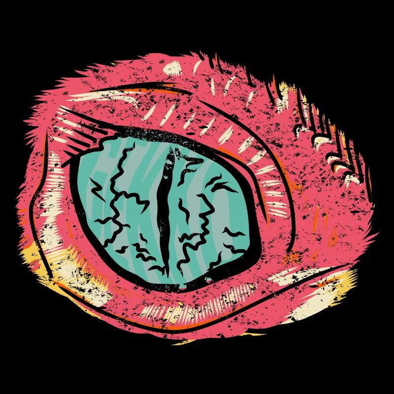 Conjonctivite dans le style pop art