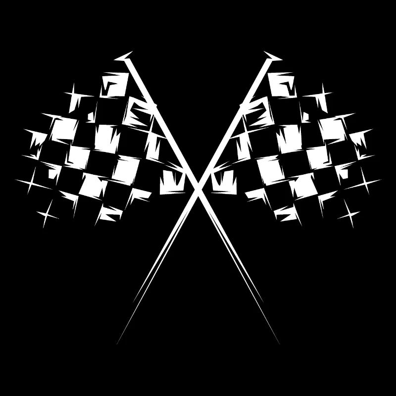 race drapeau de course drapeau de départ symbole d’arrivée Équipe