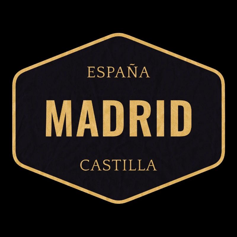 Madrid Castilla Vintage Abzeichen