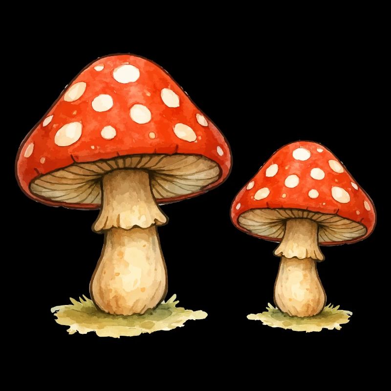Red Toadstool Duo