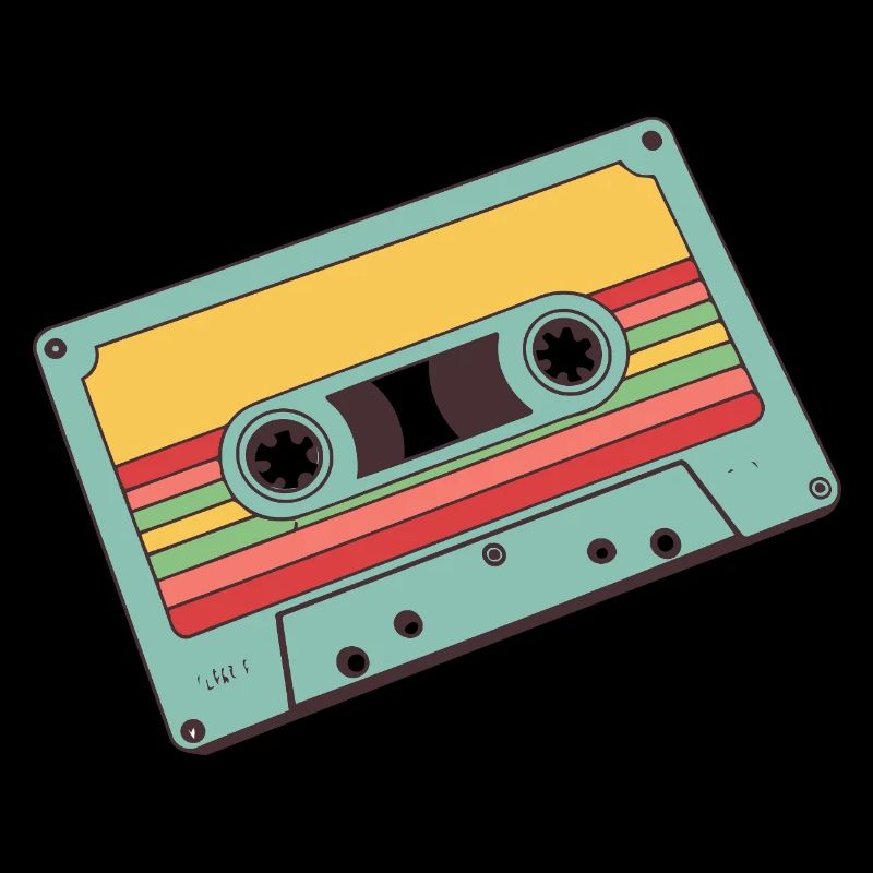 Cassette Pastel Rétro