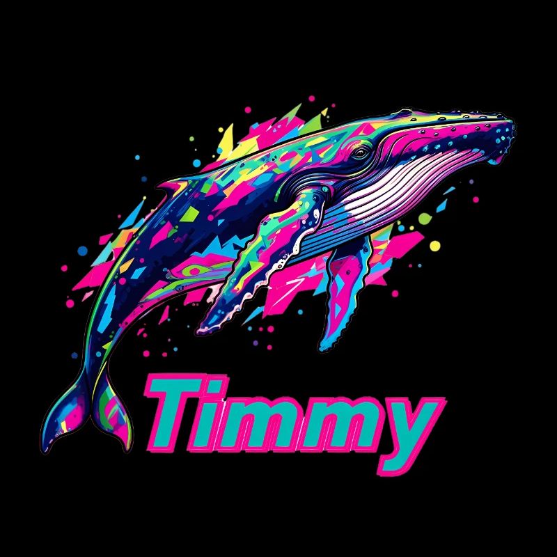 Graffiti néon de Timmy