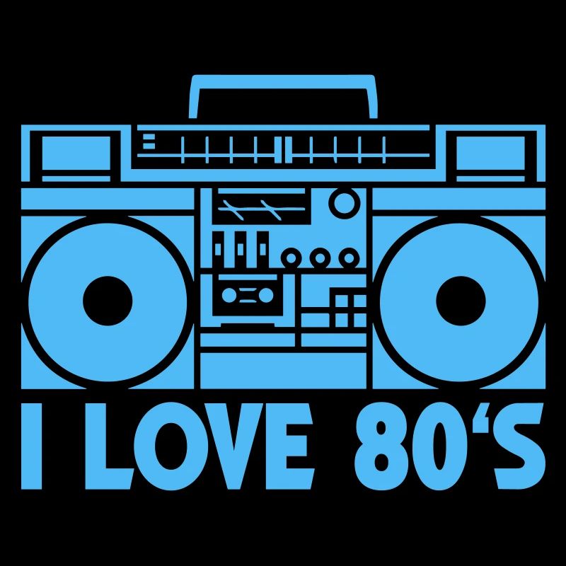 80er Boombox Statement