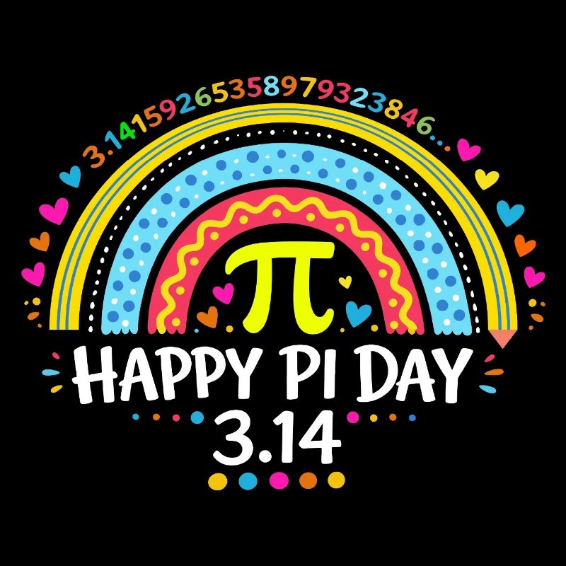 Happy Pi Day Rainbow – Mathe- und Lehrer-Geschenk