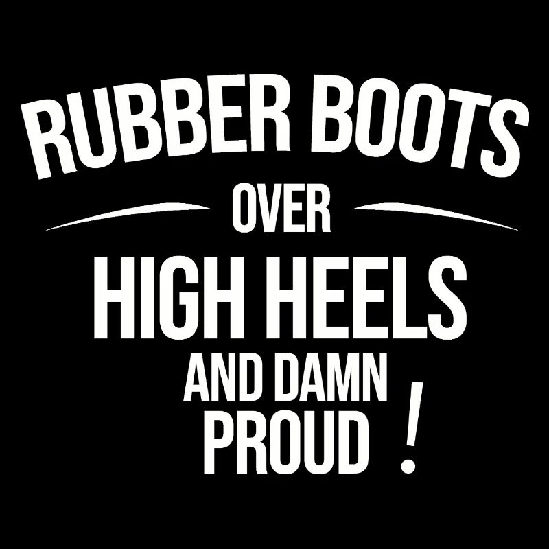 Rubber Boots over High Heels – Dorfkind Statement