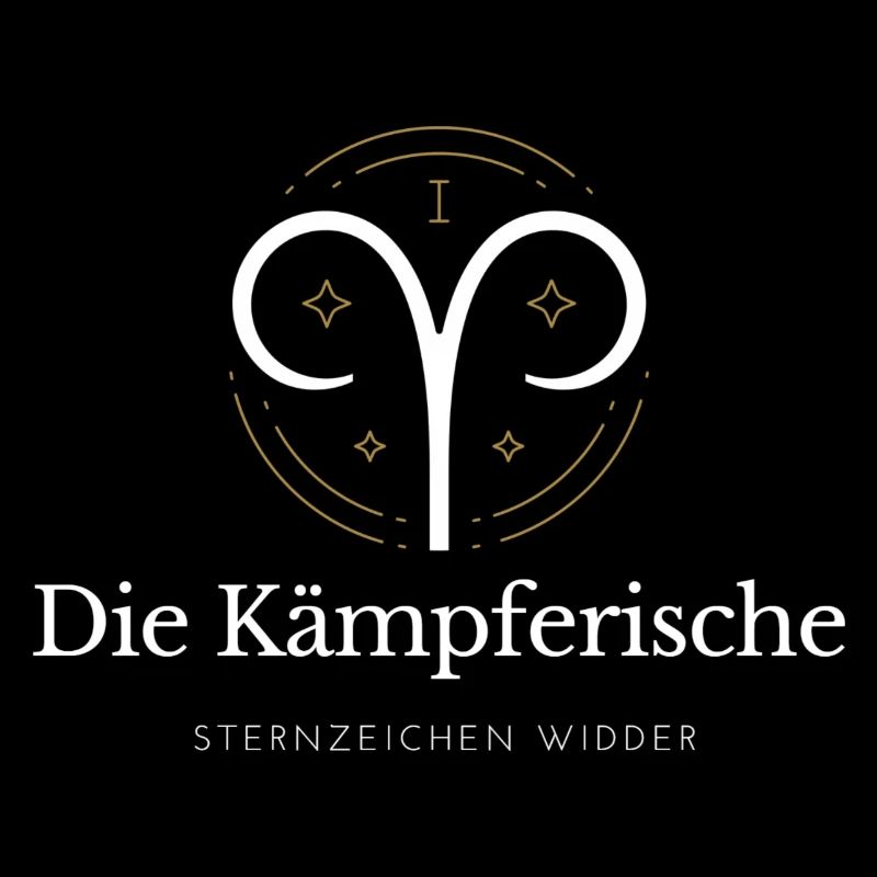 Widder Sternzeichen Logo Widder