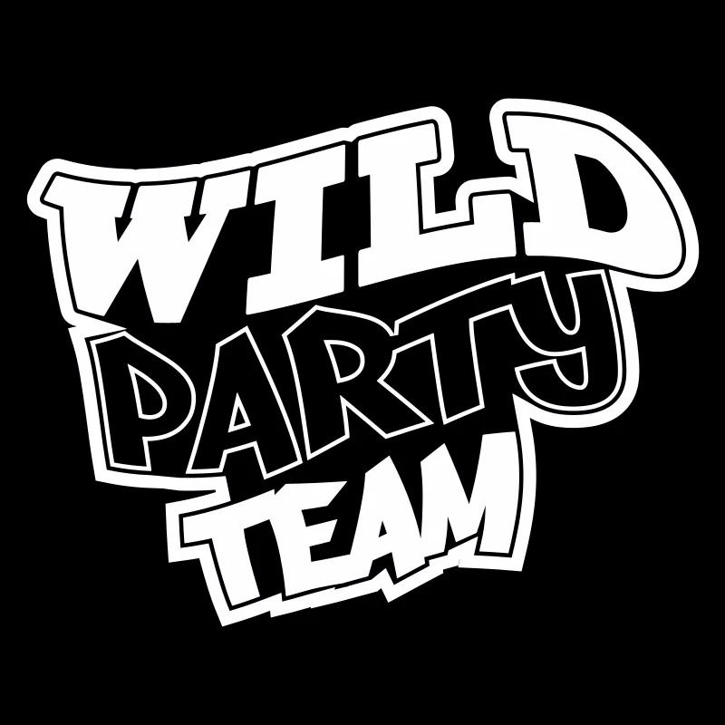 Wild Party Team Graffiti Motif