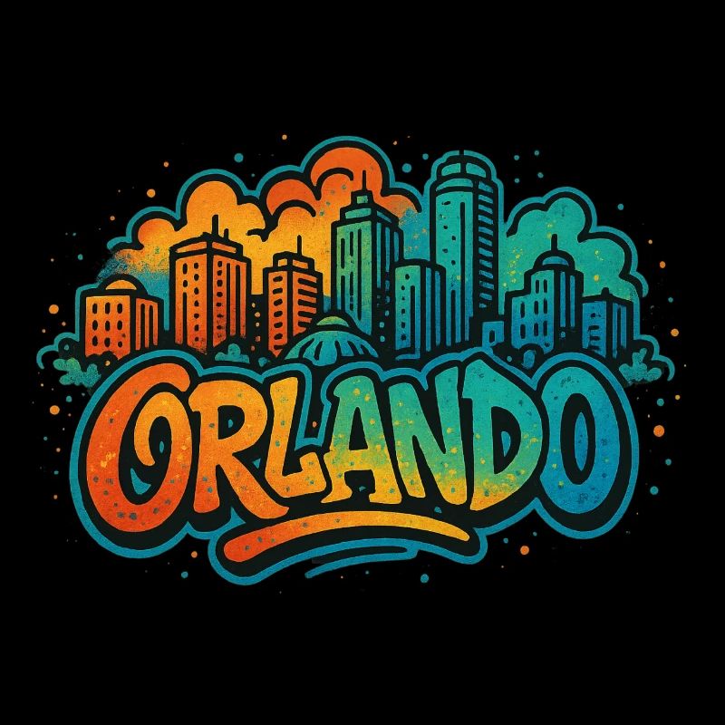 Orlando Graffiti Skyline