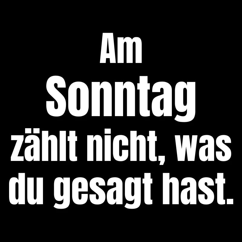 Le dimanche ne compte pas ce que tu as dit