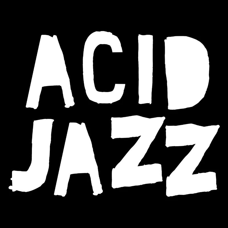 Acid Jazz Bold Typography Tee