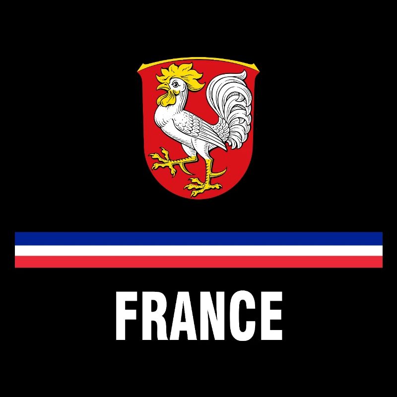 Coq Tricolore et Drapeau