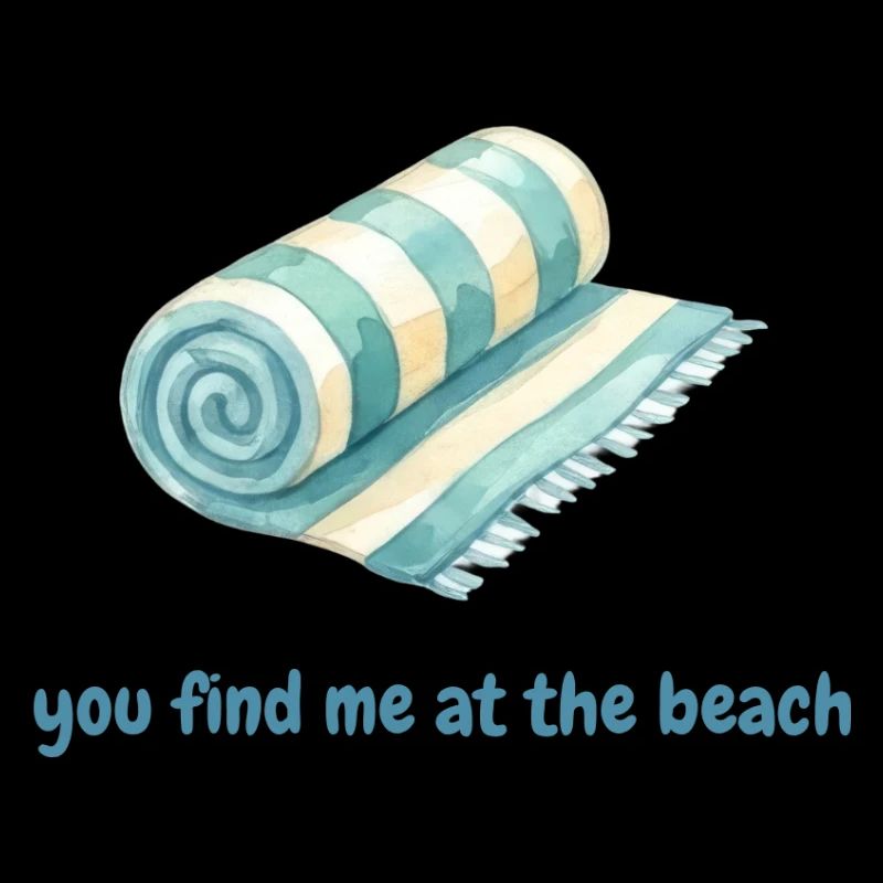 Tu me trouves à la plage