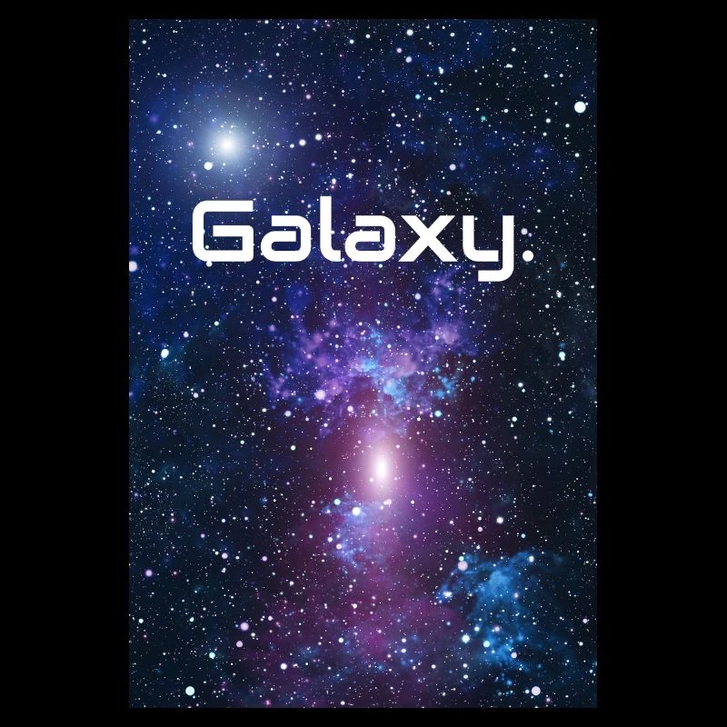 Galaxy Word Universe Stars Milky Way Gift