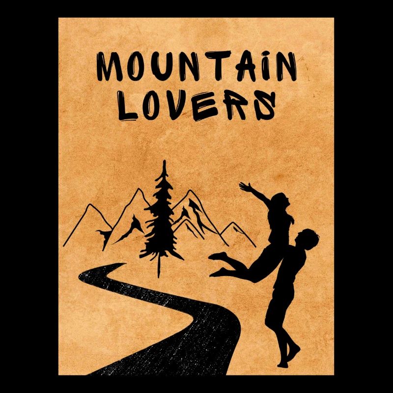 Mountain Lovers Design schlicht