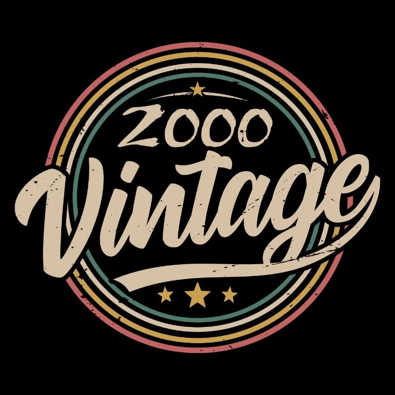 2000 Vintage 2000 Geburtstagsgeschenk - Retro Style 2000