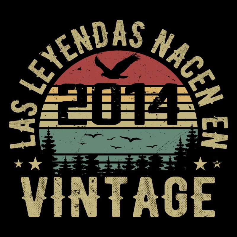 Legenden sind geboren 2014 Geburtstagsgeschenk 2014