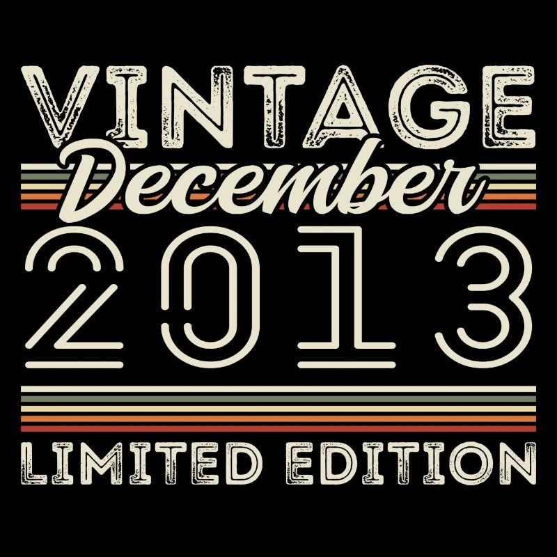 Vintage Décembre 2013 - 12e Anniversaire Décember