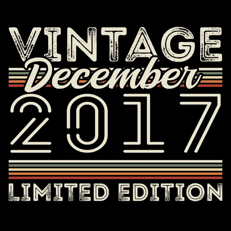 Vintage Décembre 2017 - 8e Anniversaire Décember