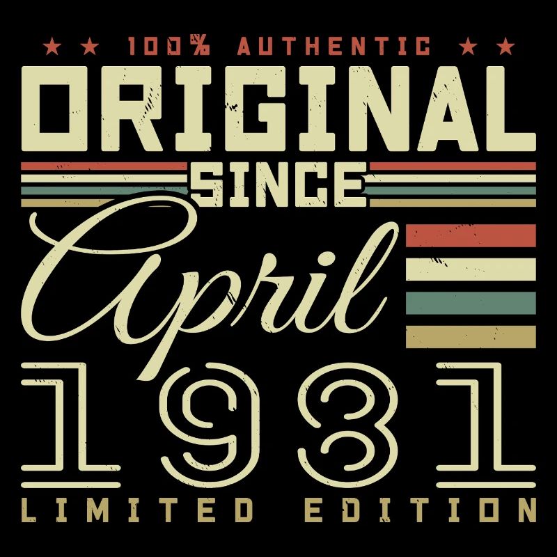 Avril 1981 anniversaire Avril 1981 April 1981