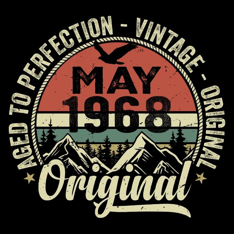 May 1968 Birthday May 1968 May 1968