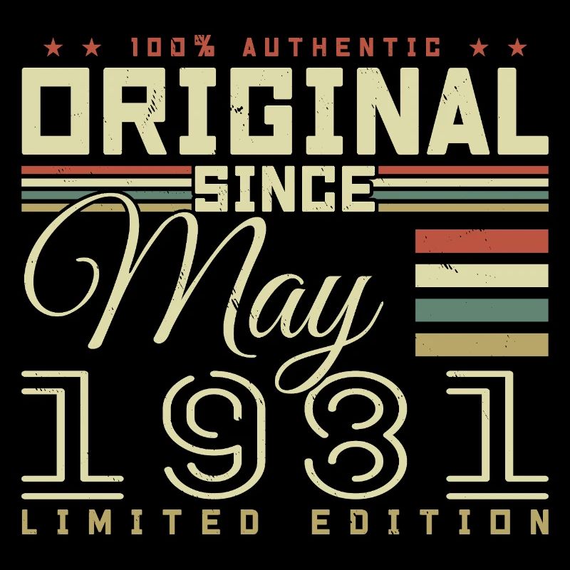Mai 1981 Geburtstagsgeschenk, Mai 1981 Geschenk