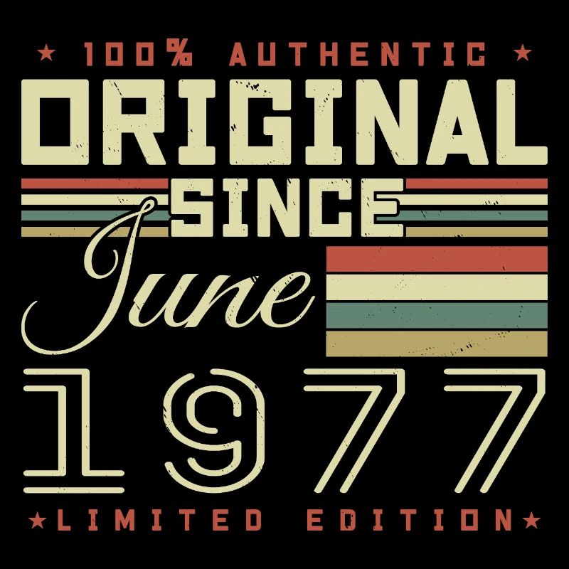 Geburtstagsgeschenk Juni 1977, Geschenk Juni 1977